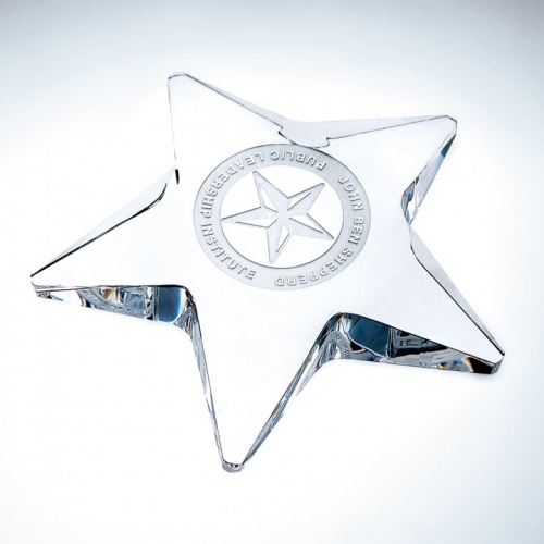 LVH Crystal Pentagon Star 
